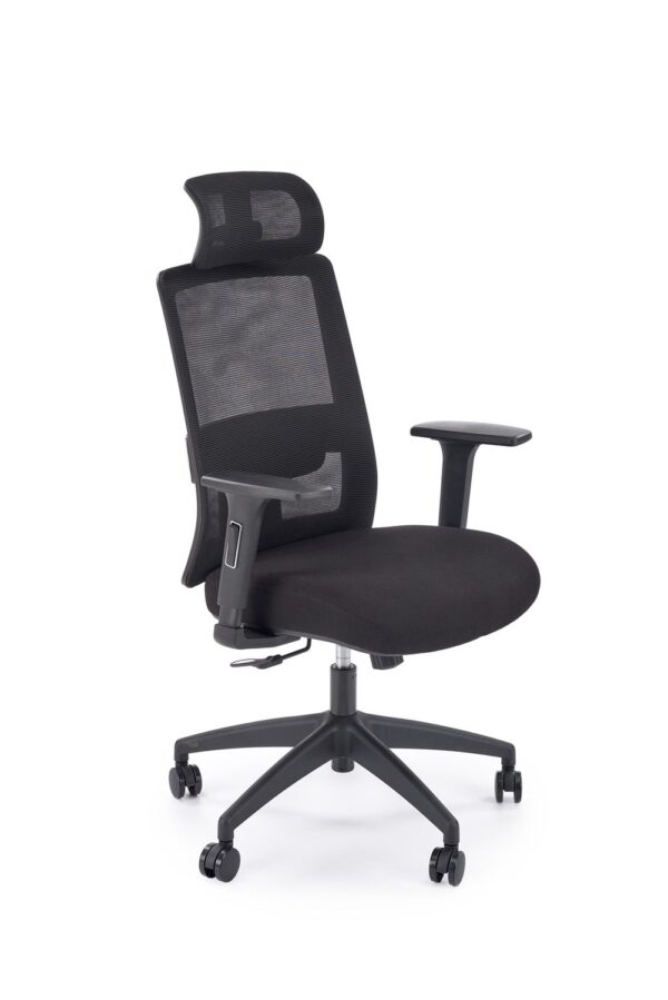 Fotel gabinetowy SWIFT 68 cm czarny do biura i gabinetu