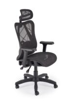 Fotel gabinetowy XERON 65 cm czarny do biura i gabinetu