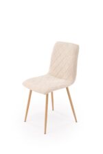 Krzesło K525 WDF 45 cm naturalny / beżowy zestaw 4 szt do jadalni