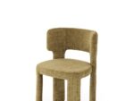 Krzesło K600 55 cm oliwkowy zestaw 2 szt do jadalni