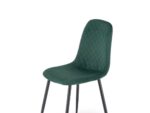 Krzesło K608 45 cm ciemny zielony zestaw 4 szt do jadalni