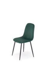 Krzesło K608 45 cm ciemny zielony zestaw 4 szt do jadalni