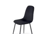 Krzesło K608 45 cm czarny zestaw 4 szt do jadalni
