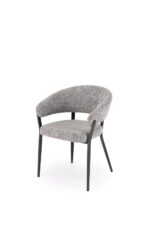 Krzesło K609 53 cm popielaty zestaw 2 szt do jadalni
