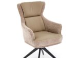 Krzesło K611 64 cm ciemny beżowy zestaw 2 szt do jadalni
