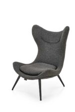 Fotel wypoczynkowy ATLANTIS 77 cm antracyt do salonu