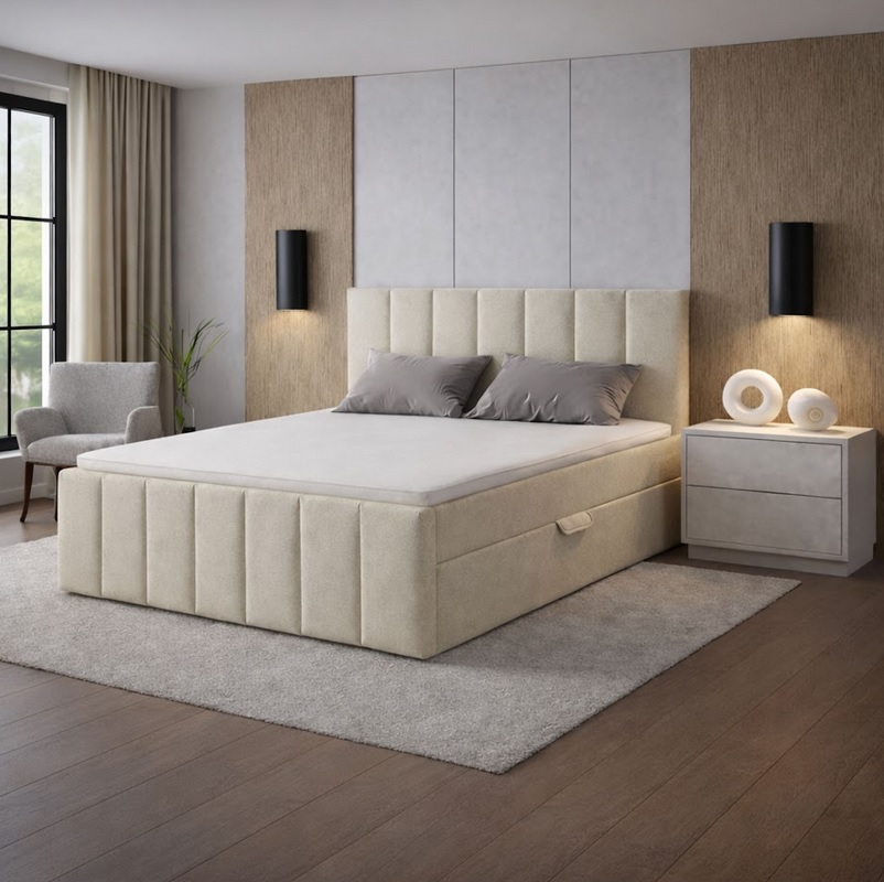 Łóżko INFINITY Linneo 120 × 200 cm z pojemnikiem