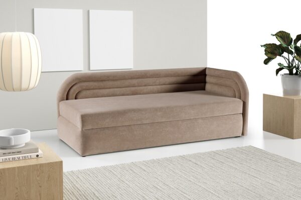 Tapczan KORBI Linneo z funkcją spania i pojemnikiem