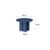 HUBERTUS Design — COMO_80_3_wymiar