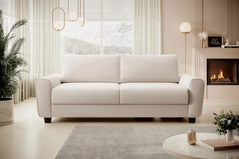 Sofa CAPRI 140 z funkcją spania | Włoski stelaż Wersal