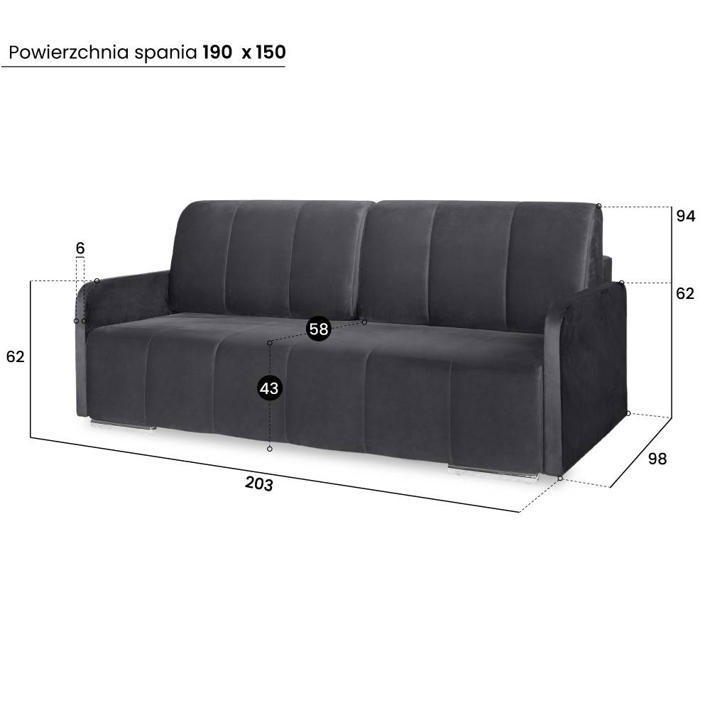 EWA-KANAPA-VERSO-NOGA-09.jpg Kanapa Verso Noga z funkcją spania i pojemnikiem EWA Meble