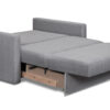 Sofa Zuzia 2-osobowa z funkcją spania i pojemnikiem EWA Meble