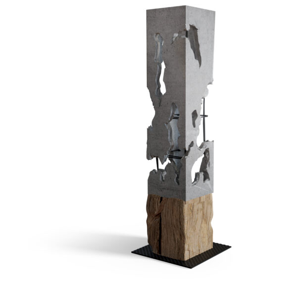 Lampa_Tybet_01-1.jpg Lampa TYBET stare drewno i beton Remorse