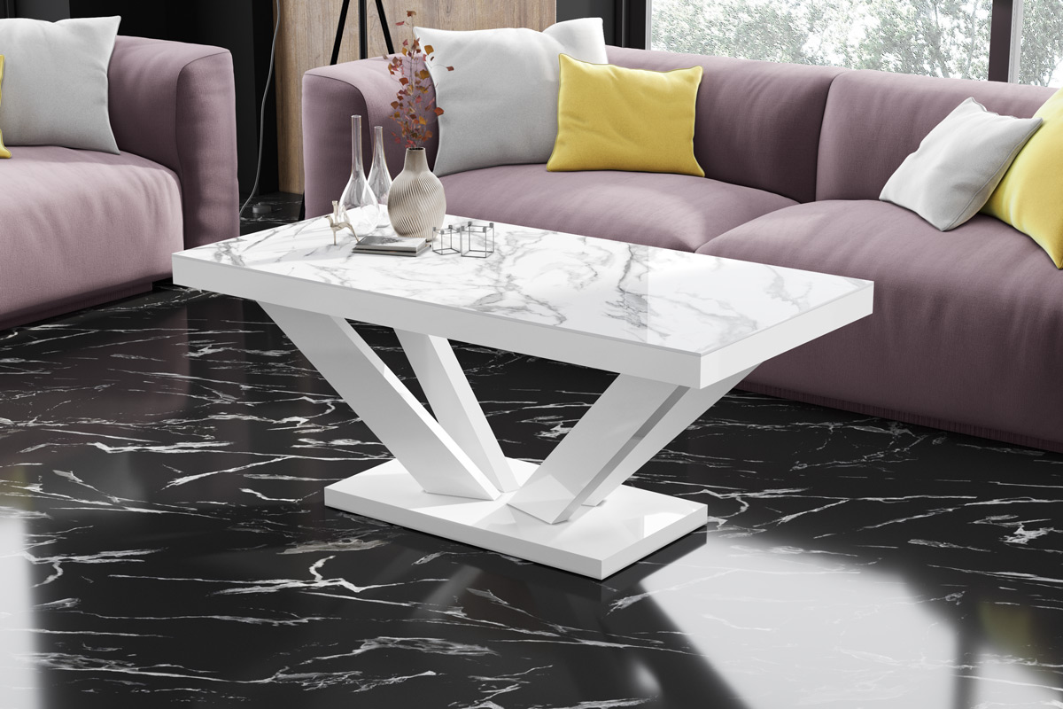 HUBERTUS Design — VIVA_2_MINI_marble_white