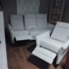Zestaw XAVI — sofa i fotel z funkcją relax Wersal — Tkanina modesto 492