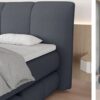 Łóżko kontynentalne ALBERTO 160 × 200 z pojemnikiem | Materac Mini Bonell | Materac Pocket Wersal
