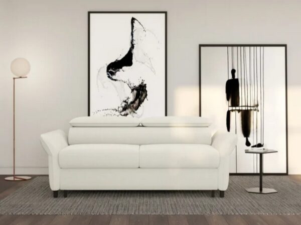 Sofa MANZO 160 z funkcją spania | Włoski stelaż Wersal