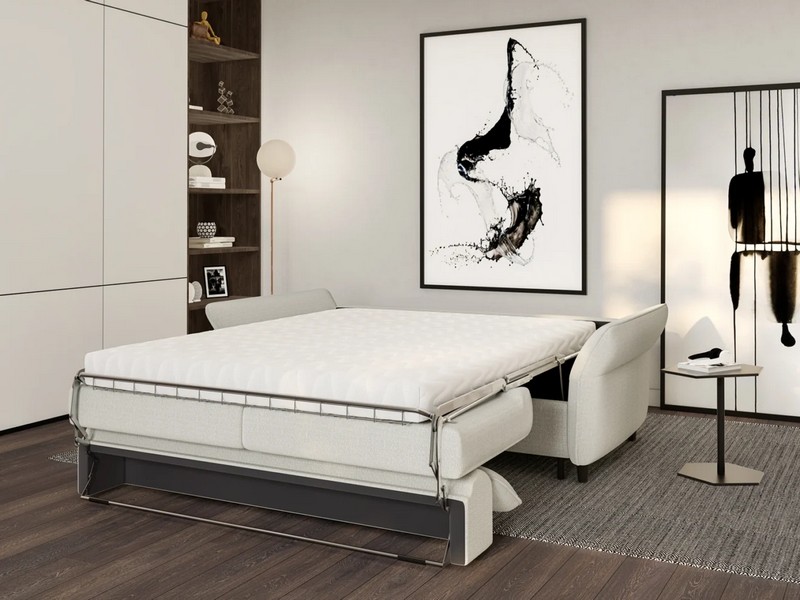 Sofa MANZO 160 z funkcją spania | Włoski stelaż Wersal