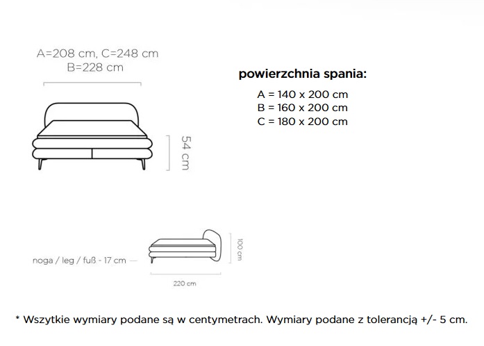 Łóżko kontynentalne OVO | Materac Mini Bonell | Materac Pocket Wersal