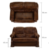Sofa PARMA 2 Wersal
