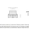 SEMENO Łóżko kontynentalne z pojemnikiem 140x200 | Materac Mini Pocket | Materac Pocket Łóżko kontynentalne SEMENO z pojemnikiem | Materac Mini Pocket | Materac Pocket Wersal