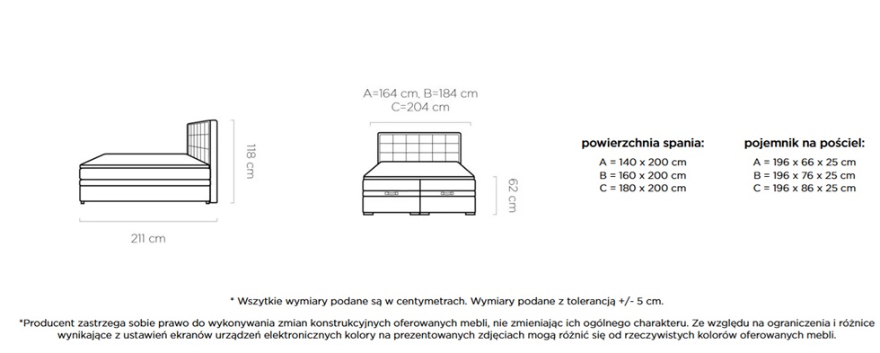 SEMENO Łóżko kontynentalne z pojemnikiem 160x200 | Materac Mini Pocket | Materac Pocket Łóżko kontynentalne SEMENO z pojemnikiem | Materac Mini Pocket | Materac Pocket Wersal