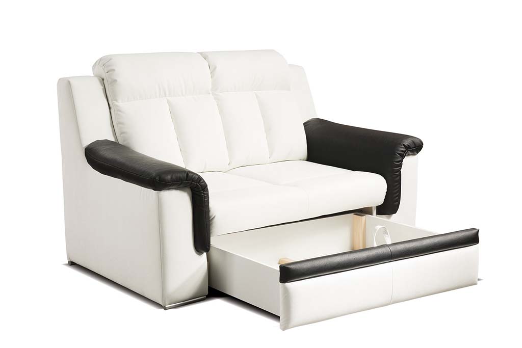 sofa rozkładana z pojemnikiem