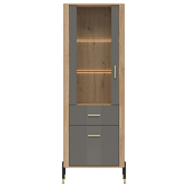 Witryna DANTE DT13 L/P | szary mat Liveo