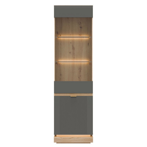 Witryna MILTON ML05 L/P | szary Liveo