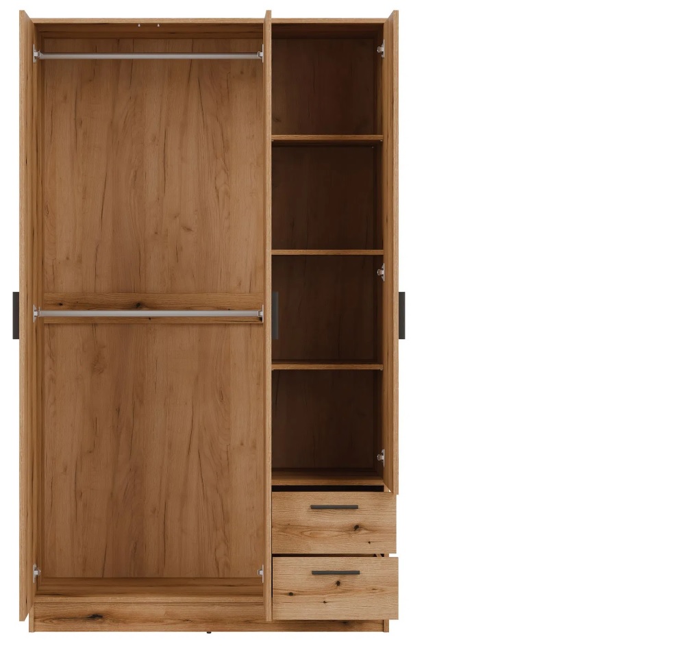 liveo-0ddf11675203f97f575e1033.jpg Szafa MONTANA z lustrem MT03 | Dąb evoke Liveo