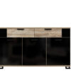 liveo-138c1b21322920b0bced5b5d.jpg Komoda G-TE GT03 czarny połysk/DĄB Liveo