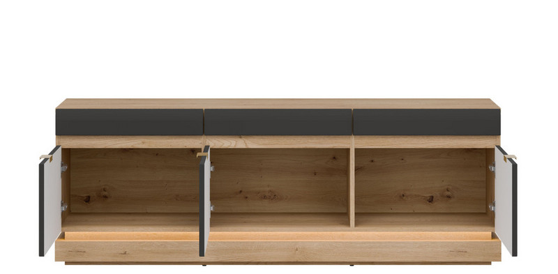 Szafka RTV MILTON ML01 | antracyt Liveo