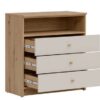 Komoda TIMO 3 szuflady + półka TM01 Liveo