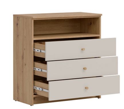 Komoda TIMO 3 szuflady + półka TM01 Liveo