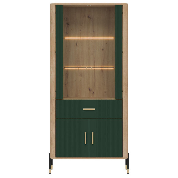 Witryna DANTE DT14 | zielony mat Liveo