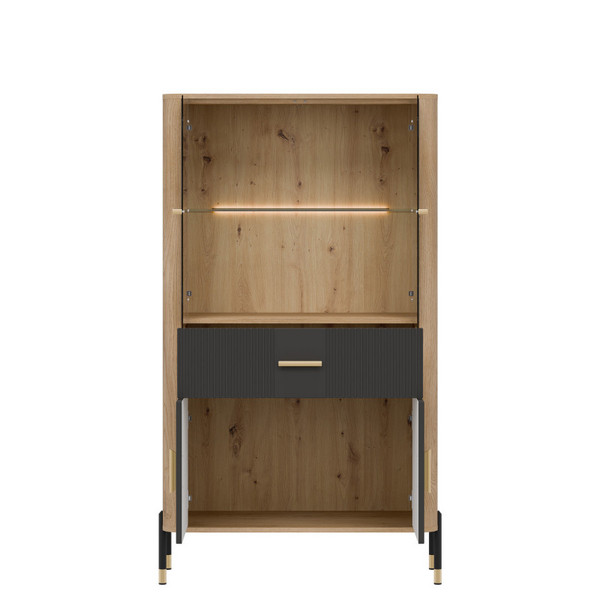 Witryna DANTE DT12 | antracyt mat Liveo