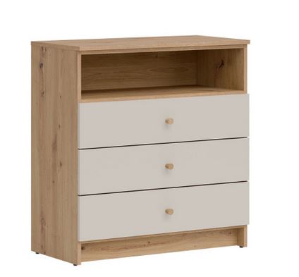 Komoda TIMO 3 szuflady + półka TM01 Liveo