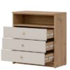 Komoda TIMO 3 szuflady + półka TM01 Liveo