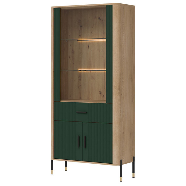 Witryna DANTE DT14 | zielony mat Liveo