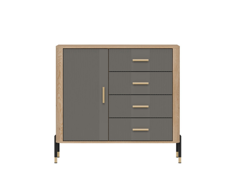 Komoda DANTE DT08 | szary mat Liveo