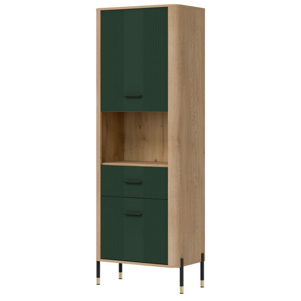 liveo-678bc0dc7dda4b48ff69426f.jpg Regał DANTE DT15 L/P | zielony mat Liveo