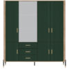 liveo-6a839129784308837923aeb0.jpg Szafa DANTE DT17 Z LUSTREM | zielony mat Liveo