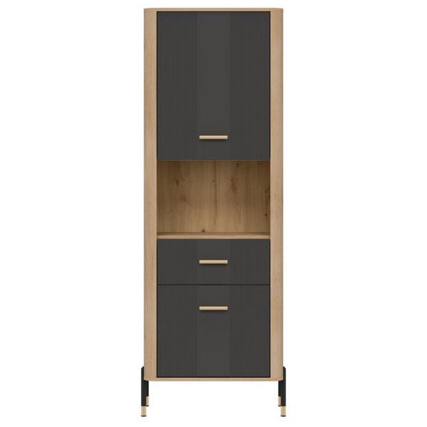 Regał DANTE DT15 L/P | antracyt mat Liveo