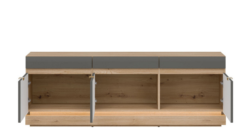 Szafka RTV MILTON ML01 | szary Liveo