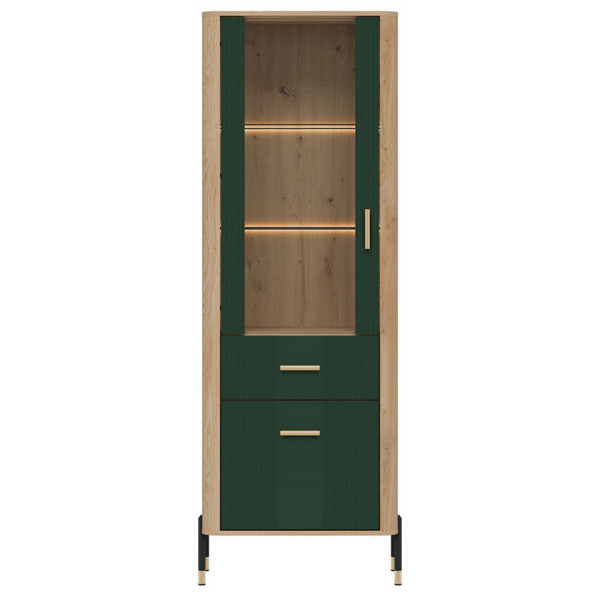 Witryna DANTE DT13 L/P | zielony mat Liveo