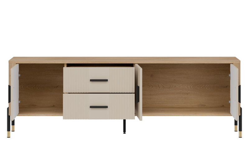 Szafka RTV DANTE DT02 | kaszmir mat Liveo
