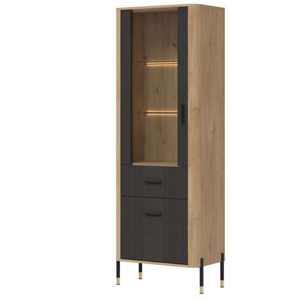 Witryna DANTE DT13 L/P | antracyt mat Liveo