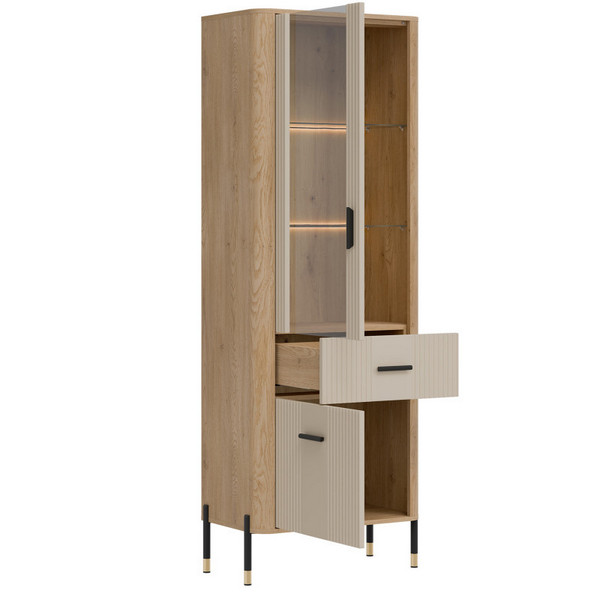 Witryna DANTE DT13 L/P | kaszmir mat Liveo