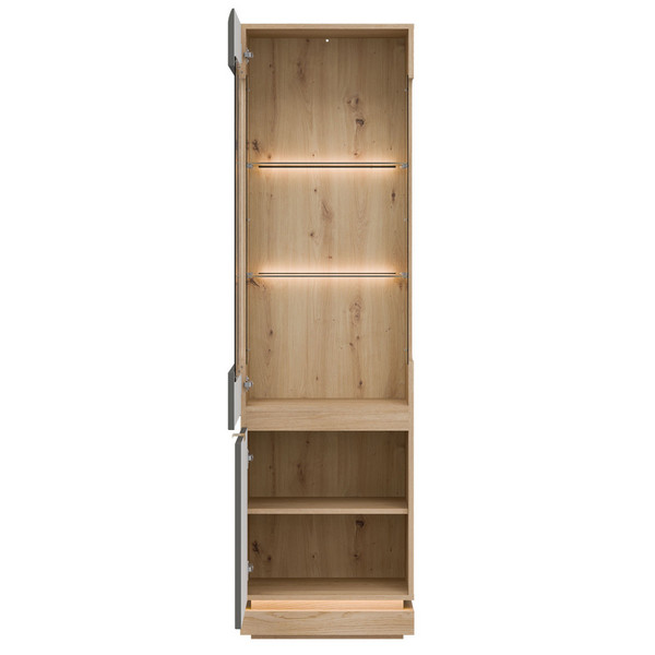 Witryna MILTON ML05 L/P | szary Liveo