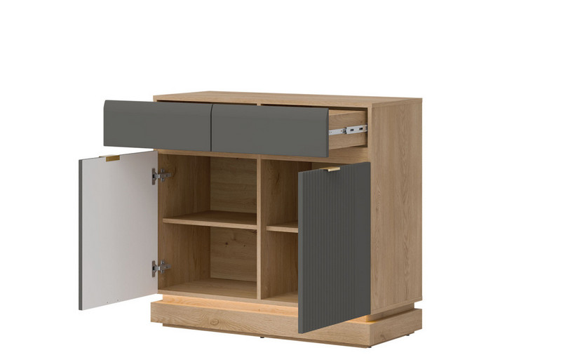 Komoda MILTON ML02 | szary Liveo
